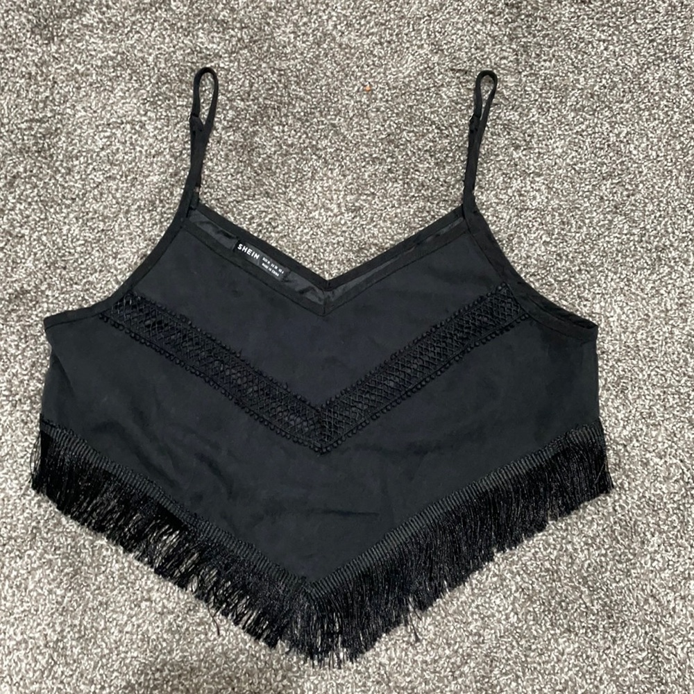 Black cami top